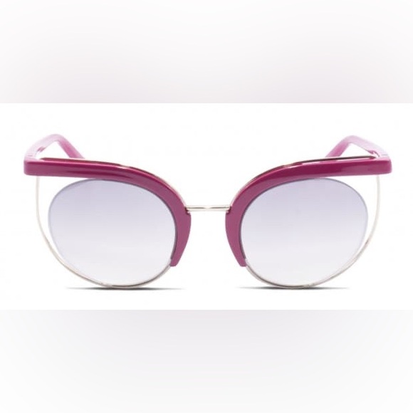 Ferrgamo Pink Cat Eye Sunglasses SF909S Funky Retro Designer - Picture 7 of 15